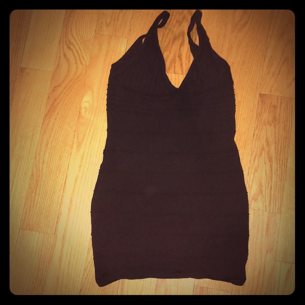Bandage black dress